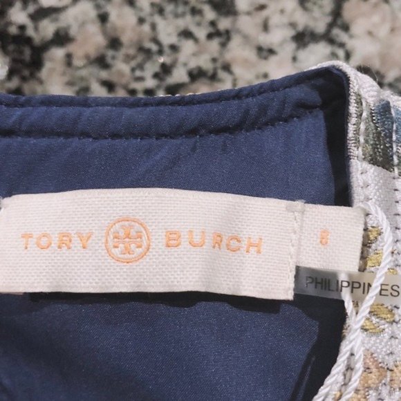 Tory Burch Jacquard Dress, Floral Mini Cocktail Party Size 8, New with Tag $698 - Picture 12 of 16
